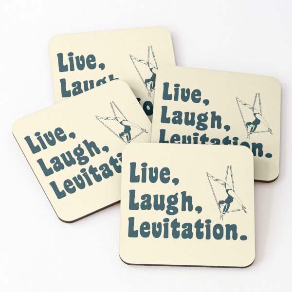 Artikelvorschau, Live Laugh Levitation - Luftakrobat, Akrobat entworfen und verkauft von stressedrodent.