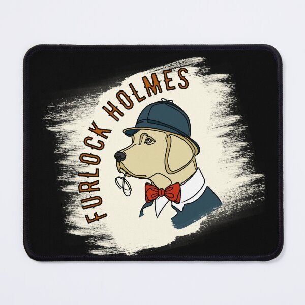 Item preview, Furlock Holmes Golden Labrador Classic Detective Dog designed and sold by 4U2NV-LDN.