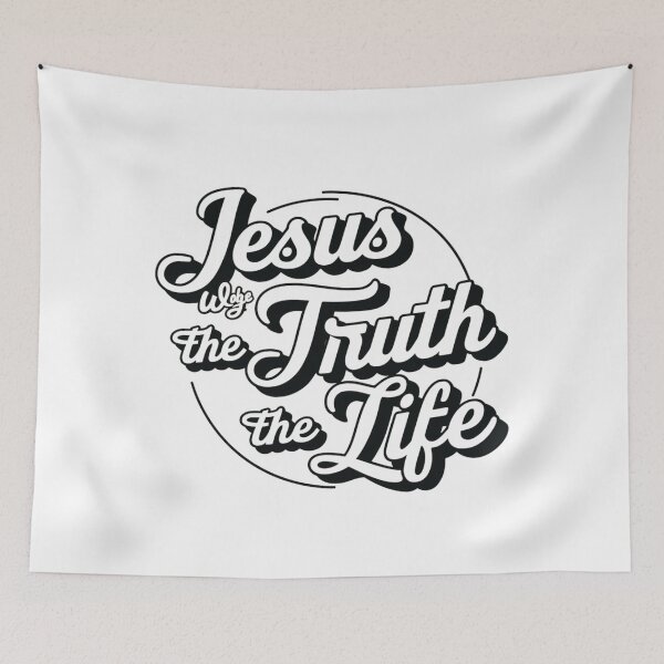 Item preview, Jesus the way the truth the life t-shirt designed and sold by urszulakier.