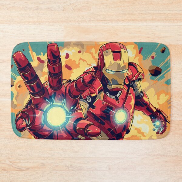 Item preview, Iron man illustration in the style of Akira Toriyama designed and sold by HANGLEMAN.