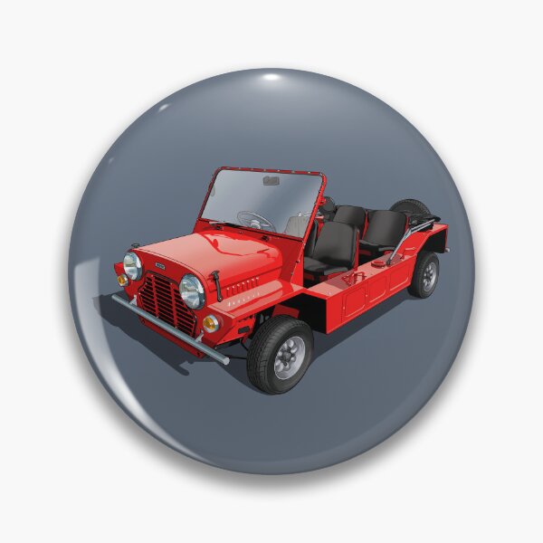 Item preview, Austin MiniMoke in red designed and sold by candc-retro.