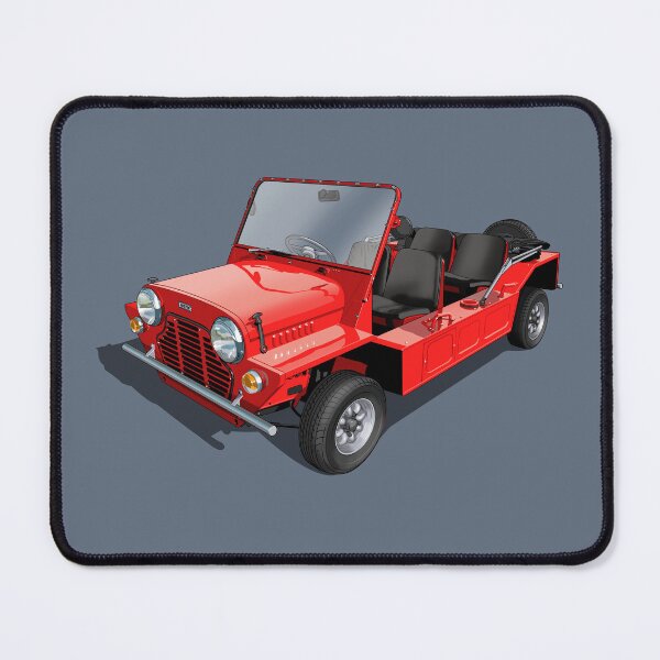 Item preview, Austin MiniMoke in red designed and sold by candc-retro.