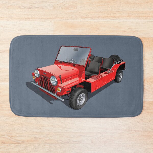 Item preview, Austin MiniMoke in red designed and sold by candc-retro.