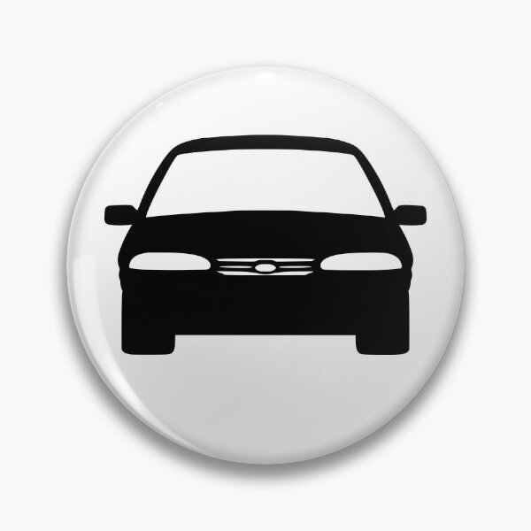 Item preview, Ford Mondeo Mk1 front black silhouette designed and sold by EdimDesign.