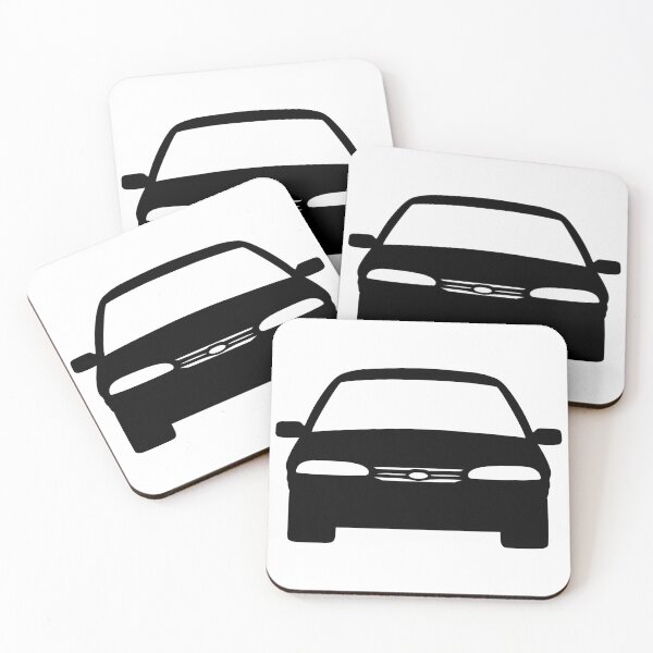 Item preview, Ford Mondeo Mk1 front black silhouette designed and sold by EdimDesign.