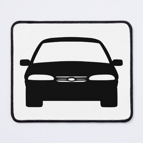 Item preview, Ford Mondeo Mk1 front black silhouette designed and sold by EdimDesign.