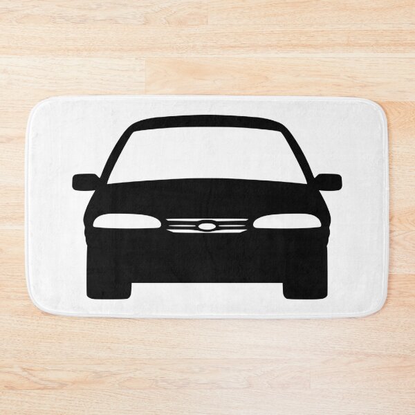 Item preview, Ford Mondeo Mk1 front black silhouette designed and sold by EdimDesign.