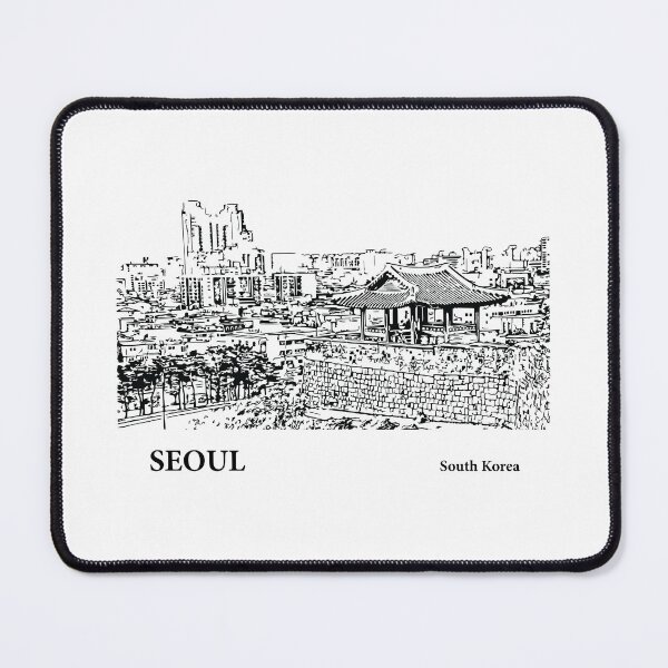 Item preview, Seoul South Korea designed and sold by Lakeric Cityscapes.
