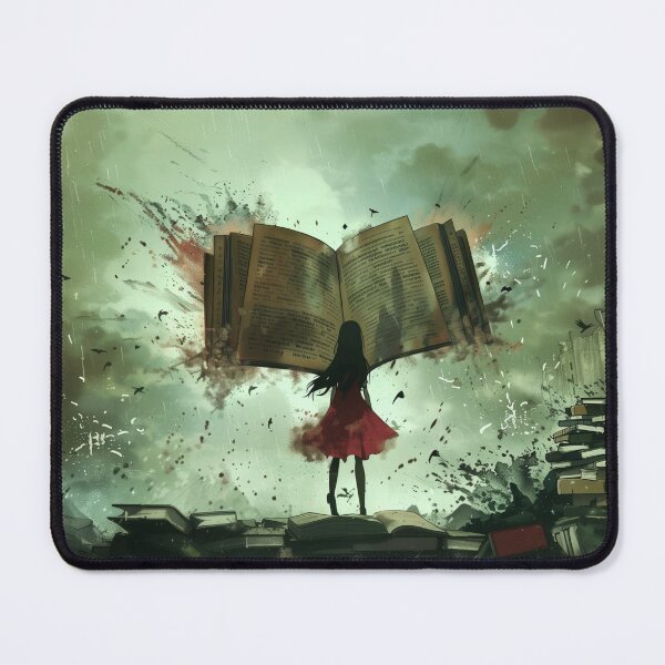 Item preview, Girl trying to save the town designed and sold by Marie Colençon.