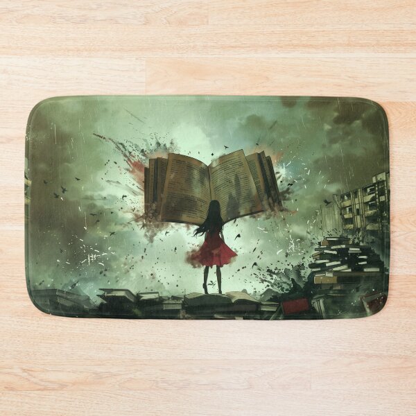 Item preview, Girl trying to save the town designed and sold by Marie Colençon.