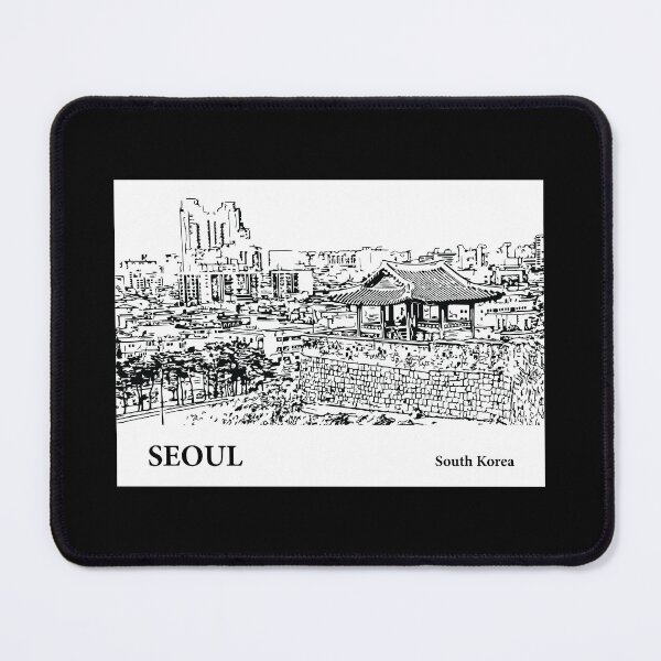 Item preview, Seoul South Korea designed and sold by Lakeric Cityscapes.