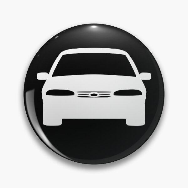 Item preview, Ford Mondeo Mk1 front white silhouette designed and sold by EdimDesign.