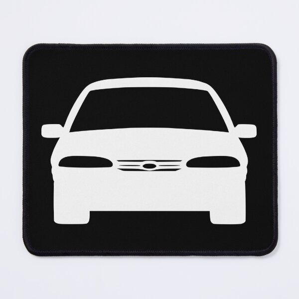 Item preview, Ford Mondeo Mk1 front white silhouette designed and sold by EdimDesign.