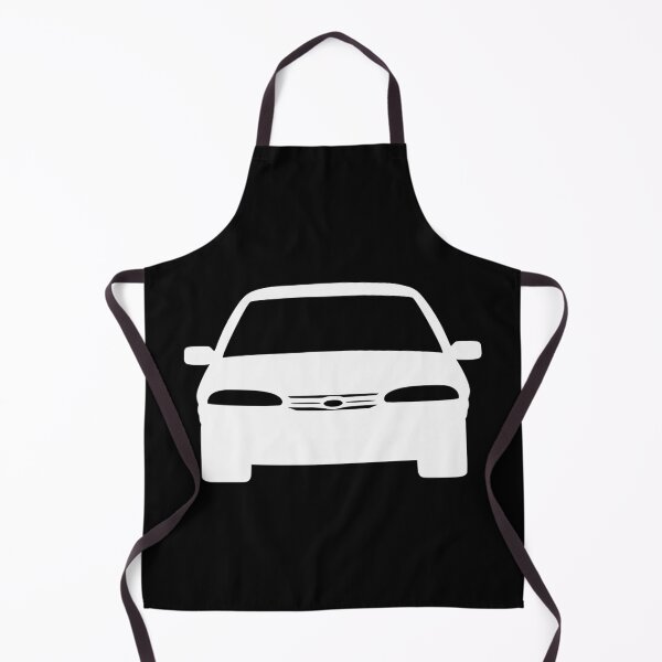 Item preview, Ford Mondeo Mk1 front white silhouette designed and sold by EdimDesign.