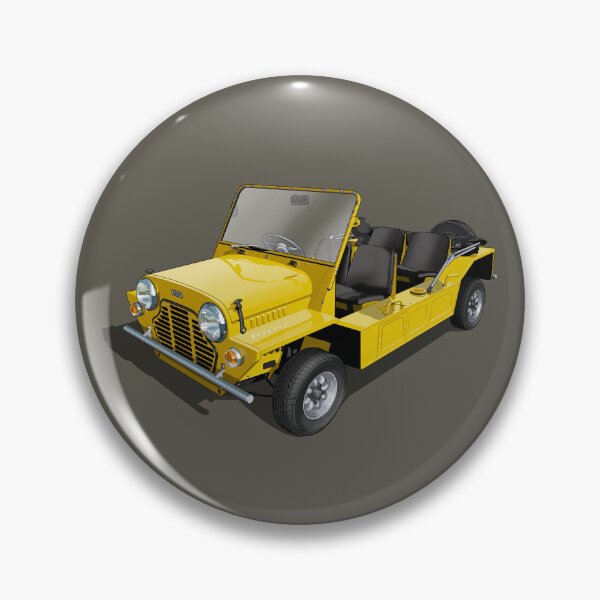 Item preview, Austin MiniMoke in yellow designed and sold by candc-retro.