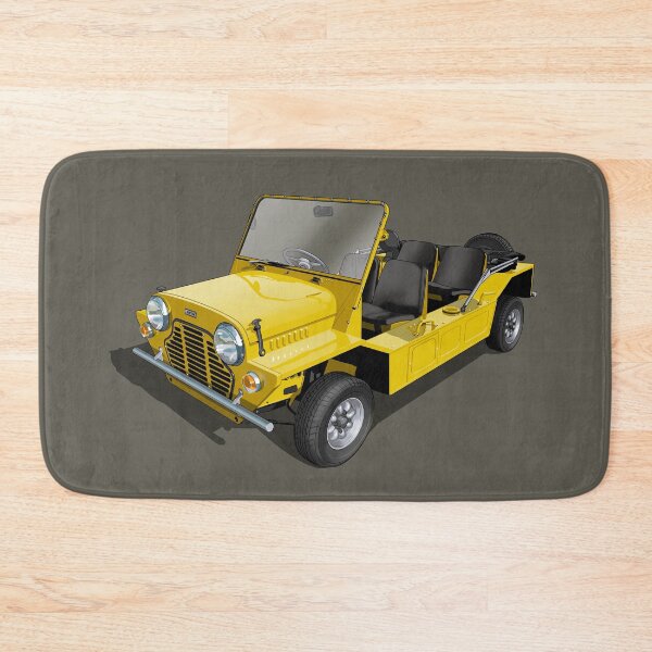 Item preview, Austin MiniMoke in yellow designed and sold by candc-retro.