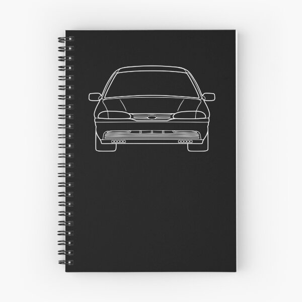 Item preview, Ford Mondeo Mk1 front white lined art designed and sold by EdimDesign.