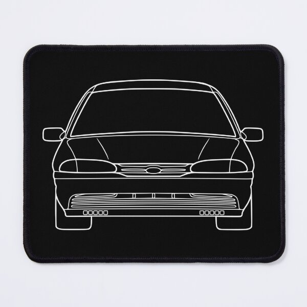 Item preview, Ford Mondeo Mk1 front white lined art designed and sold by EdimDesign.