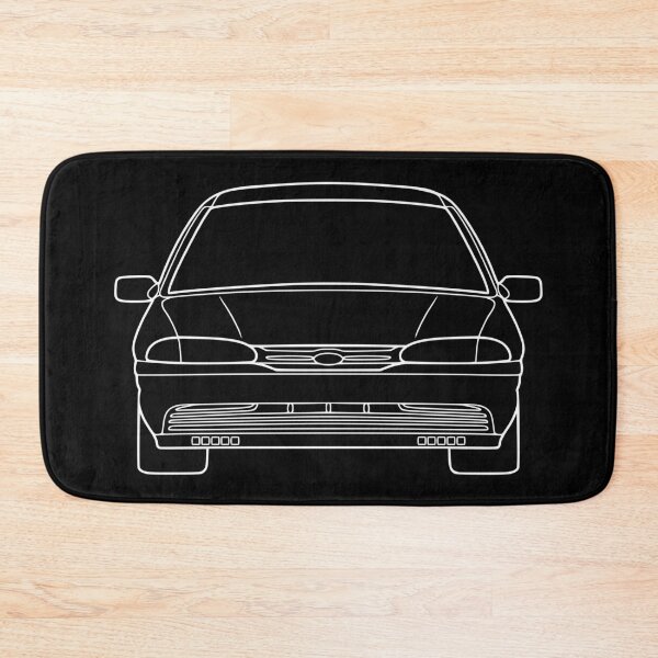 Item preview, Ford Mondeo Mk1 front white lined art designed and sold by EdimDesign.
