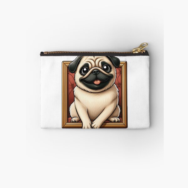 Item preview, Joyful Pug Painter's Surprise designed and sold by EpicPaws.