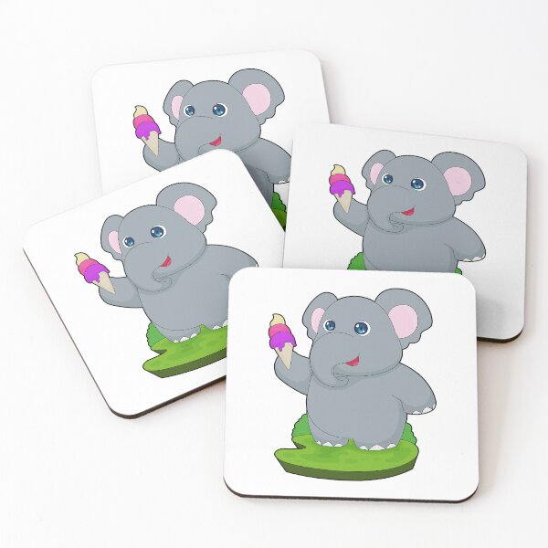 Item preview, Elephant Waffle ice cream designed and sold by Snabdesign84.