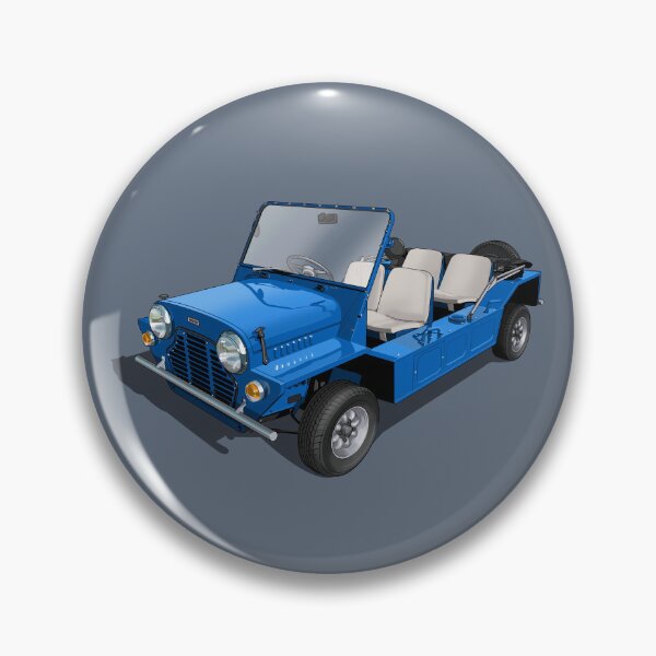 Item preview, Austin MiniMoke in blue designed and sold by candc-retro.