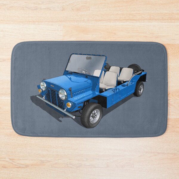 Item preview, Austin MiniMoke in blue designed and sold by candc-retro.