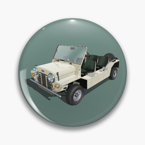 Item preview, Austin MiniMoke in white designed and sold by candc-retro.