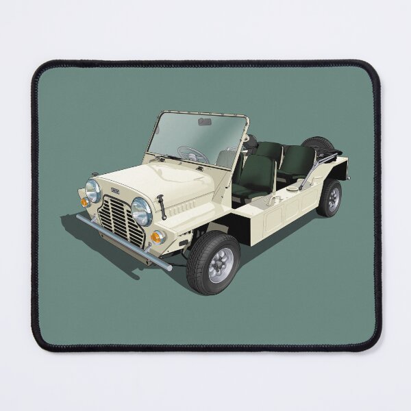 Item preview, Austin MiniMoke in white designed and sold by candc-retro.