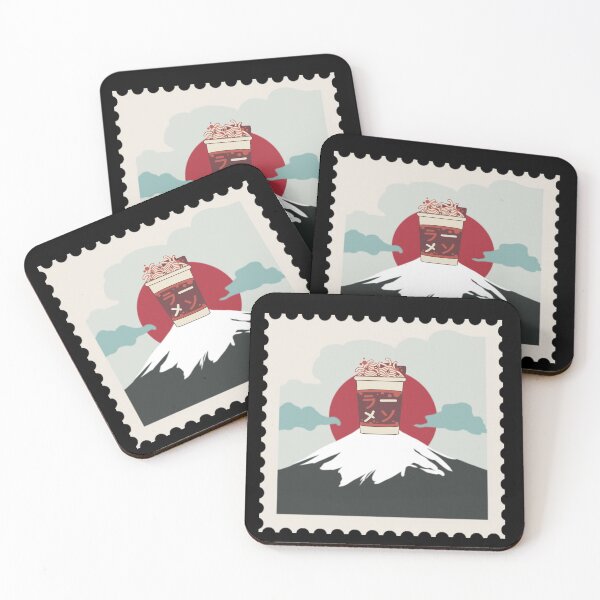 Item preview, Cup Noodles in Mount Fuji , Japan Postage Stamp designed and sold by Kondi-Art.