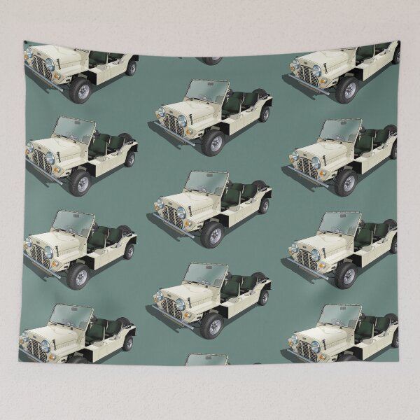 Item preview, Austin MiniMoke in white designed and sold by candc-retro.