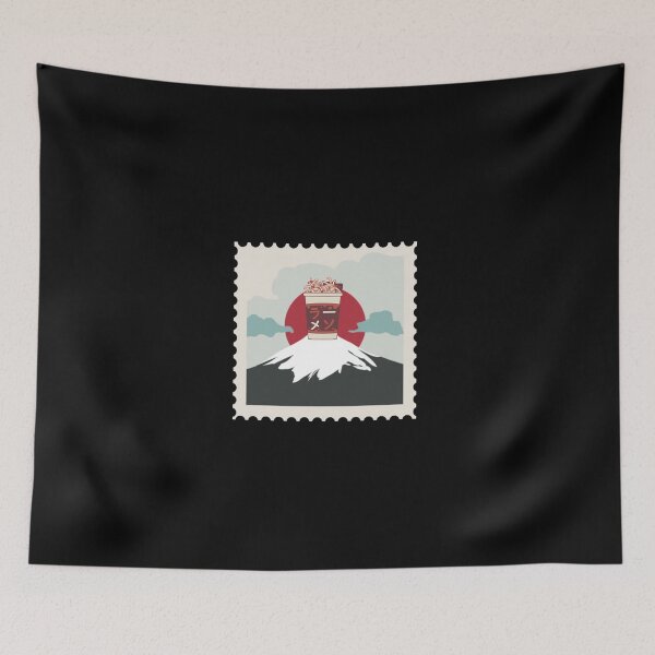 Item preview, Cup Noodles in Mount Fuji , Japan Postage Stamp designed and sold by Kondi-Art.