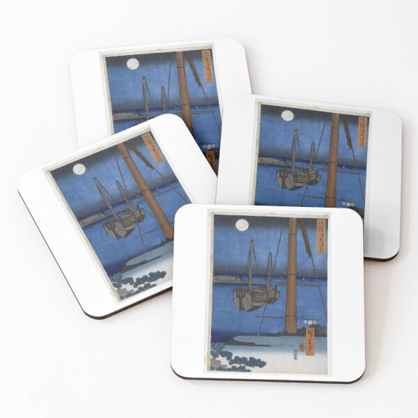 Item preview, Moonlight View   Utagawa Hiroshige, Utagawa Kunisada (Toyokuni III) | Japanese Ukiyo-e  Woodblock prints by Utagawa Hiroshige. designed and sold by TeeARTHY.