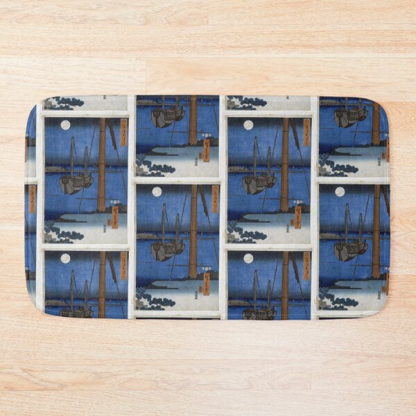 Item preview, Moonlight View   Utagawa Hiroshige, Utagawa Kunisada (Toyokuni III) | Japanese Ukiyo-e  Woodblock prints by Utagawa Hiroshige. designed and sold by TeeARTHY.