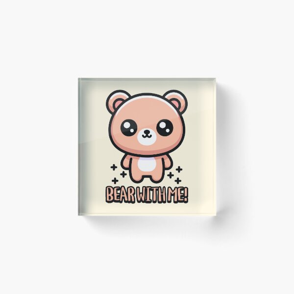 Item preview, Bear With Me! Cute Bear Pun designed and sold by PMCreative.