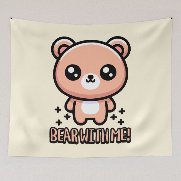 Item preview, Bear With Me! Cute Bear Pun designed and sold by PMCreative.