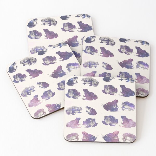 Item preview, Cute Starry Galaxy Frogs and Toads Style Pattern designed and sold by Shloo.