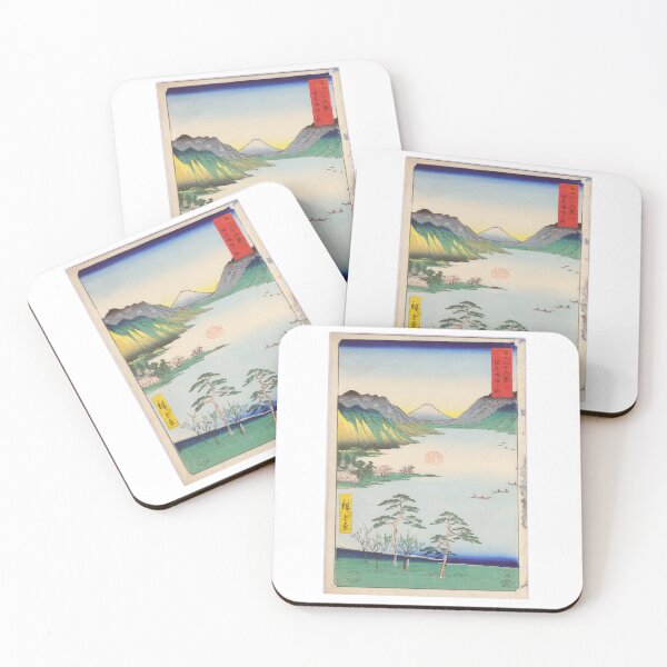Item preview,  36 Views of Fuji-san  Lake Suwa  | Japanese Ukiyo-e  Woodblock prints by Utagawa Hiroshige. designed and sold by TeeARTHY.