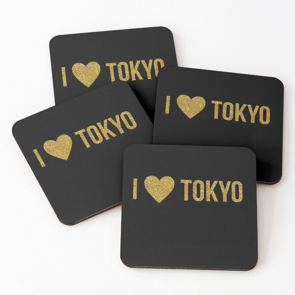 Item preview, I love Tokyo (Glitter Gold Edition) designed and sold by asanaworld.