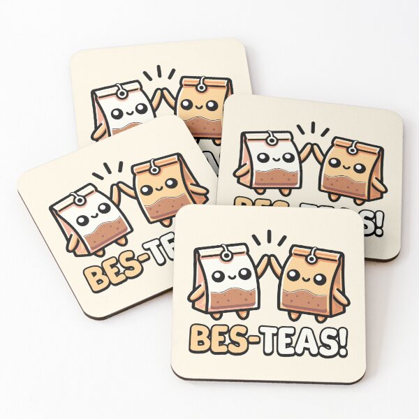 Item preview, Bes-teas! Cute Teabag Pun Cartoon designed and sold by PMCreative.