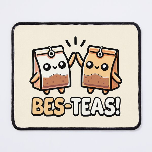 Item preview, Bes-teas! Cute Teabag Pun Cartoon designed and sold by PMCreative.