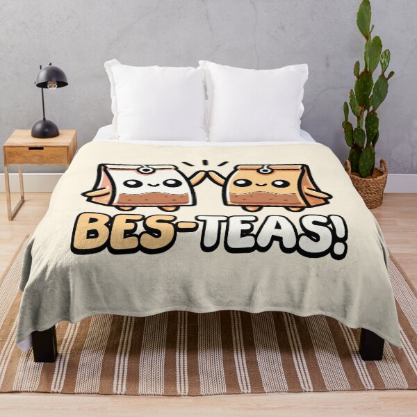 Item preview, Bes-teas! Cute Teabag Pun Cartoon designed and sold by PMCreative.