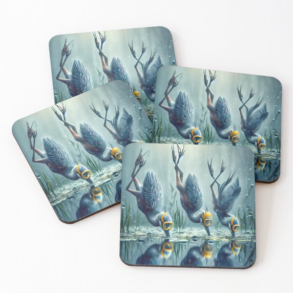 Item preview, Stork dive designed and sold by Vibranta Studio.