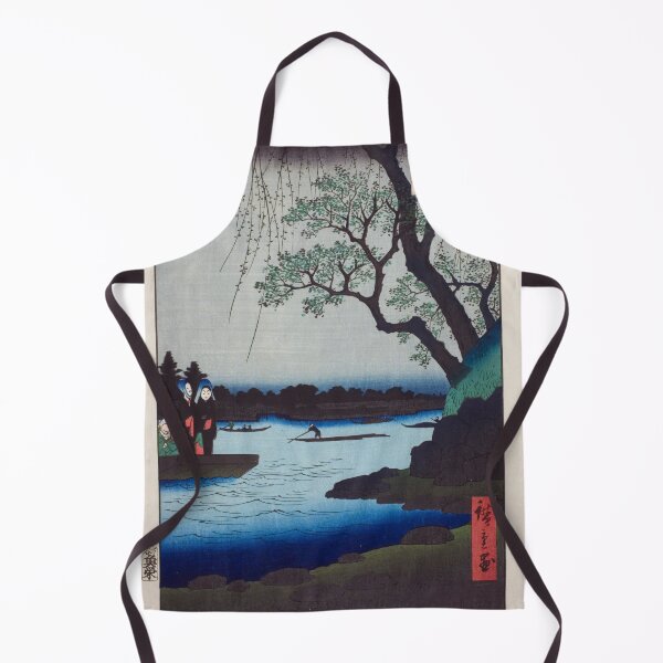 Item preview, Oumayagashi, from the series One Hundred Famous Views of Edo Meisho Edo hyakkei | Japanese Ukiyo-e Woodblock prints by Utagawa Hiroshige. designed and sold by TeeARTHY.
