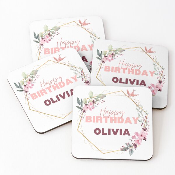 Item preview, Happy Birthday  OLivia ,T-Shirt! ,special day for girl designed and sold by Rida1Art.