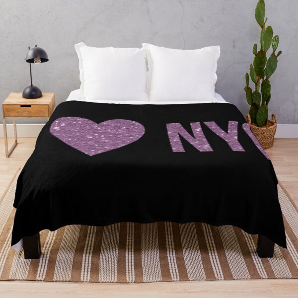 Item preview, I love NYC (glitter purple edition) designed and sold by asanaworld.