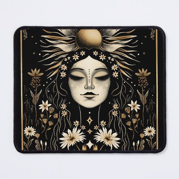 Item preview, Sun Goddess Witchy Tarot Art designed and sold by daianaart.