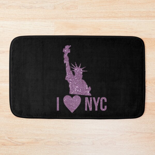 Item preview, I love New York City (glitter purple edition) designed and sold by asanaworld.