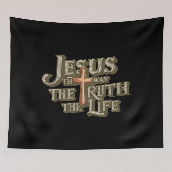 Item preview, Jesus the way the truth the life t-shirt designed and sold by urszulakier.