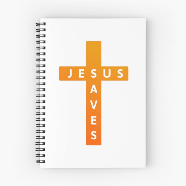 Item preview, Jesus Saves! Orange Jesus Cross designed and sold by PMCreative.